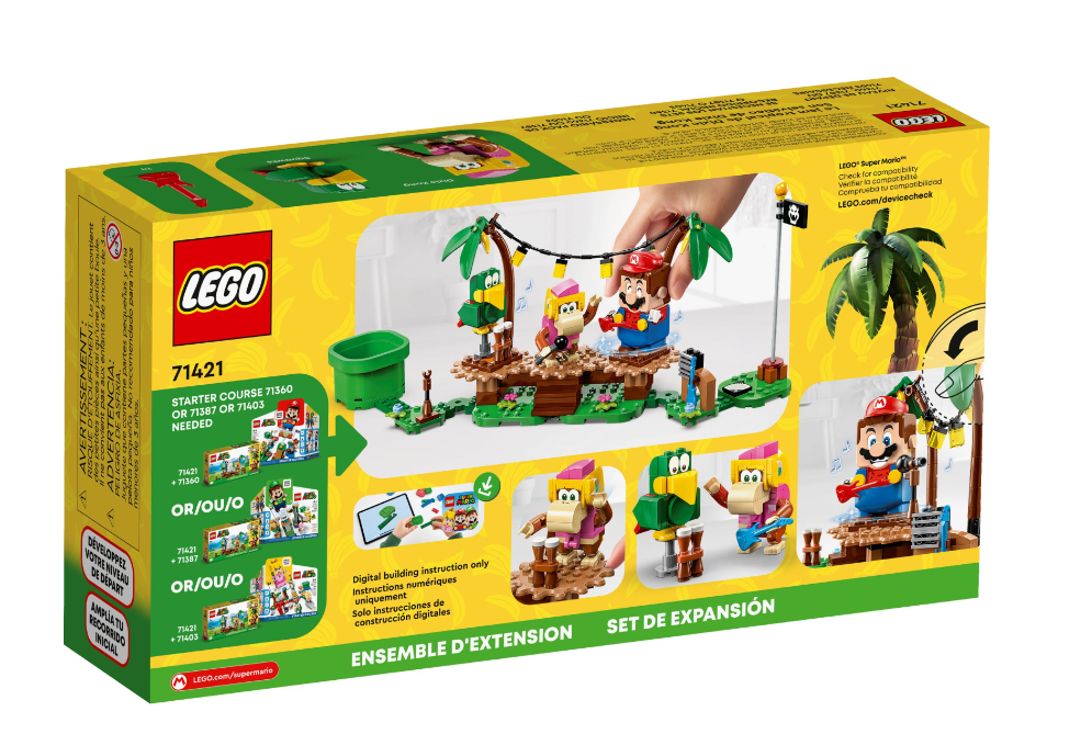 Конструктор Lego Super Mario Імпровізація в джунглях Діксі Конґ. Додатковий набір фото №6