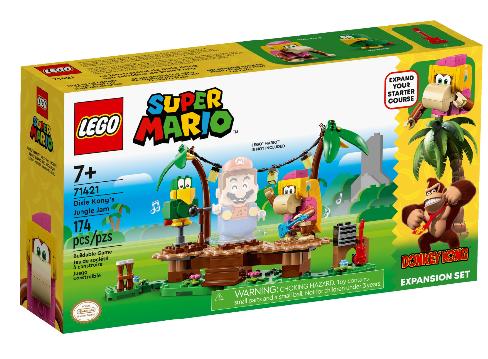 Конструктор Lego Super Mario Імпровізація в джунглях Діксі Конґ. Додатковий набір