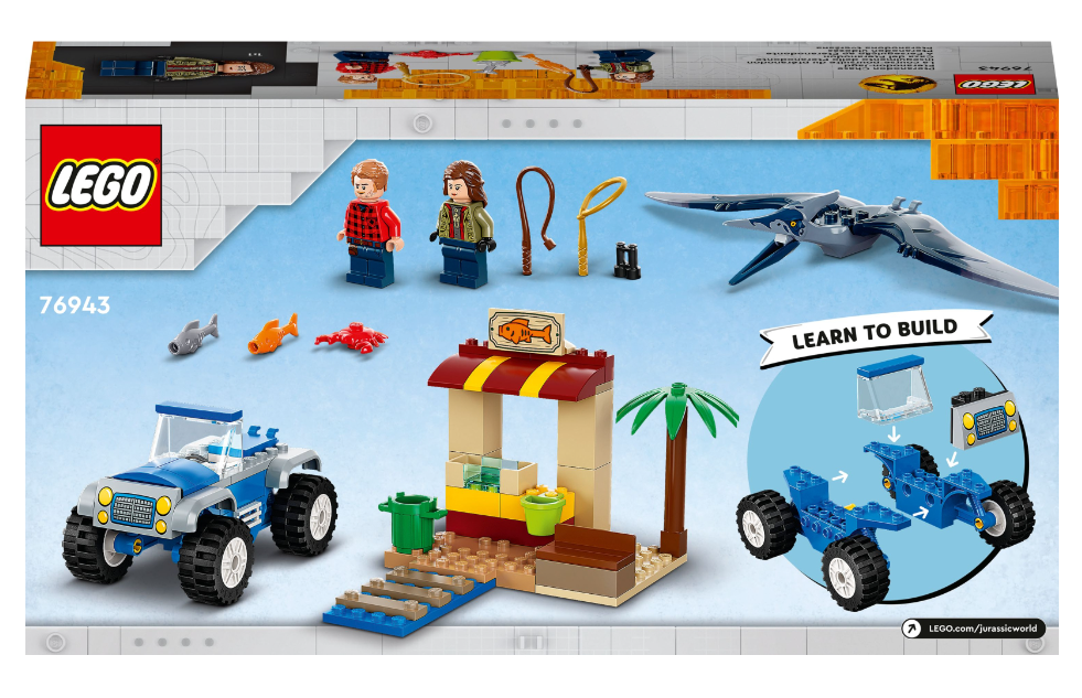 Конструктор Lego Jurassic World Погоня за птеранодоном фото №4