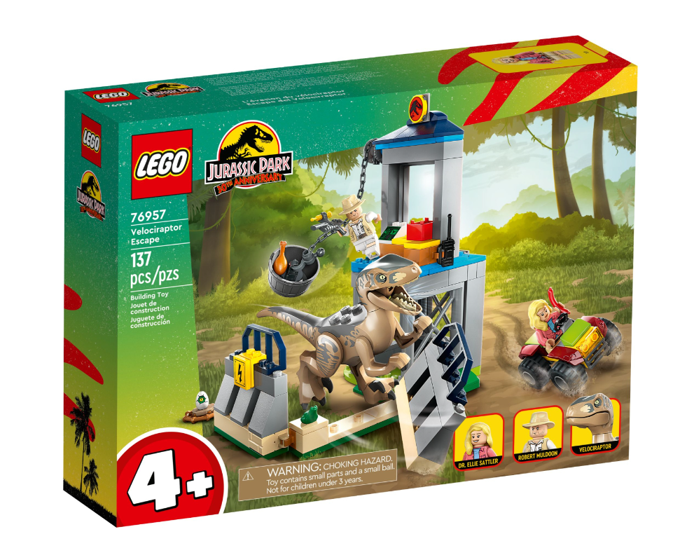 Конструктор Lego Jurassic Park Втеча велоцираптора