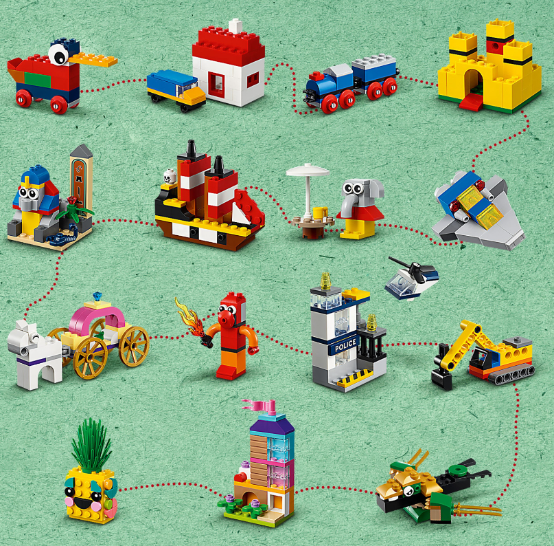 Конструктор Lego Classic 90 років гри фото №4