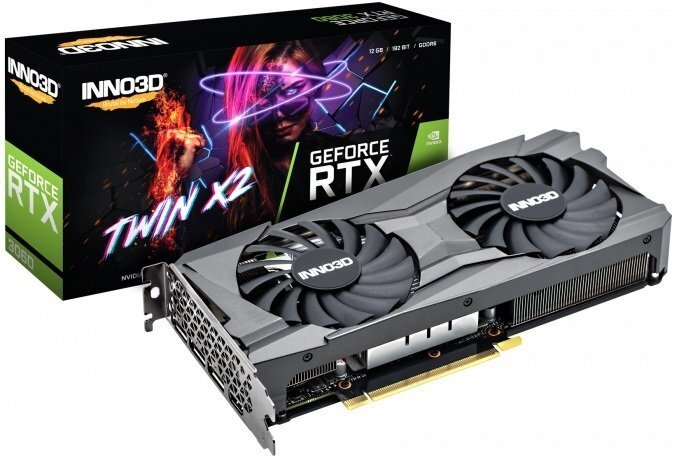 Відеокарта INNO3D GeForce RTX 3060 12GB GDDR6 Twin X2