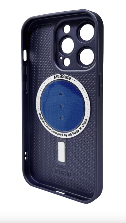 Чохол для телефона AG Glass Matt Frame Color MagSafe Logo for Apple iPhone 15 Pro Max Deep Purple фото №2