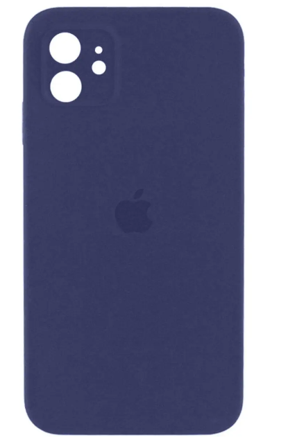 Чохол для телефона Soft Case Silicone Full Case AA Camera Protect for Apple iPhone 12 (7) Dark Blue
