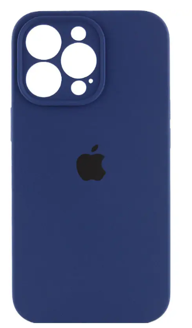 Чохол для телефона Soft Case Silicone Full Case AA Camera Protect for Apple iPhone 14 Pro (7) Dark Blue