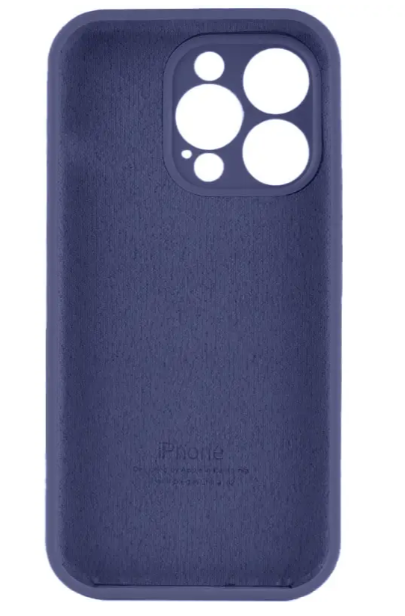 Чохол для телефона Soft Case Silicone Full Case AA Camera Protect for Apple iPhone 14 Pro (7) Dark Blue фото №2