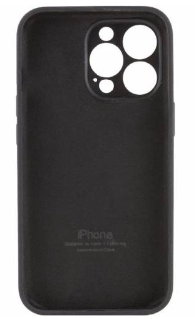 Чохол для телефона Soft Case Silicone Full Case AA Camera Protect for Apple iPhone 14 Pro Max (14) Black фото №2