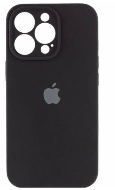 Чохол для телефона Soft Case Silicone Full Case AA Camera Protect for Apple iPhone 14 Pro Max (14) Black