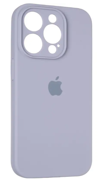 Чохол для телефона Soft Case Silicone Full Case AA Camera Protect for Apple iPhone 14 Pro Max (28) Lavender Grey фото №2