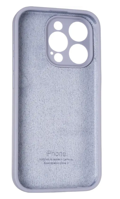Чохол для телефона Soft Case Silicone Full Case AA Camera Protect for Apple iPhone 14 Pro Max (28) Lavender Grey фото №3