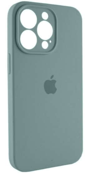 Чохол для телефона Soft Case Silicone Full Case AA Camera Protect for Apple iPhone 15 Pro (46) Pine Green фото №2