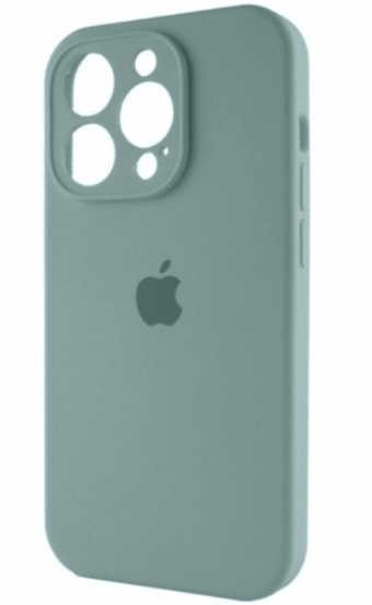Чохол для телефона Soft Case Silicone Full Case AA Camera Protect for Apple iPhone 15 Pro (46) Pine Green фото №3