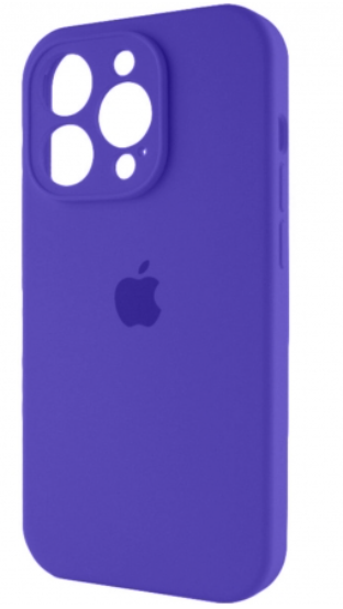 Чохол для телефона Soft Case Silicone Full Case AA Camera Protect for Apple iPhone 15 Pro Max (22) Dark Purple фото №3