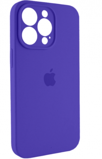 Чохол для телефона Soft Case Silicone Full Case AA Camera Protect for Apple iPhone 15 Pro Max (22) Dark Purple фото №2