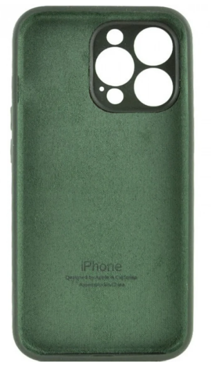 Чохол для телефона Soft Case Silicone Full Case AA Camera Protect for Apple iPhone 15 Pro Max (46) Pine Green фото №2