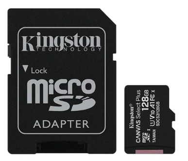 Карта пам'яті Kingston MSDXC Canvas Select Plus 128 Gb UHS1 cl10 A1   SD