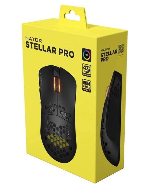 Компьютерная мыш HATOR Stellar PRO USB Black (HTM-540) фото №7