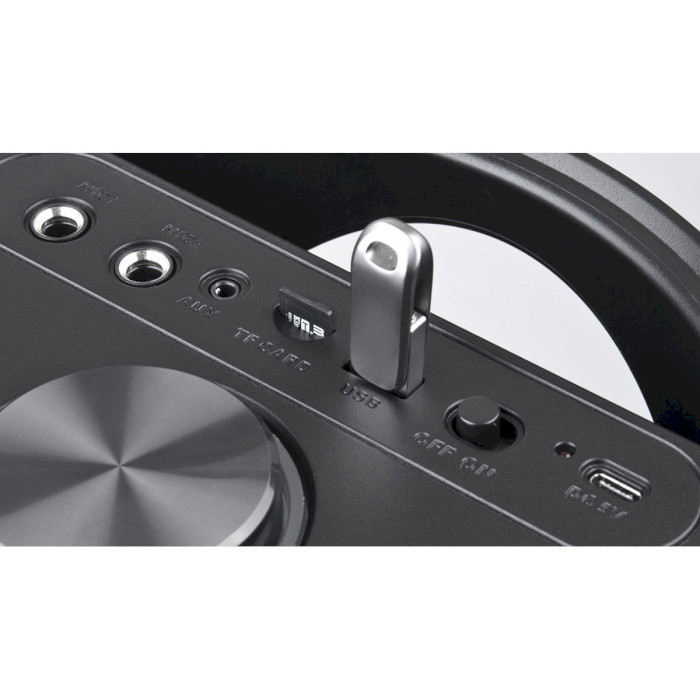 Портативна колонка REAL-EL X-787 Black фото №6