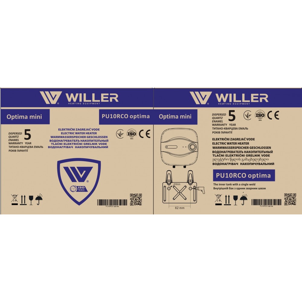 Водонагрівач Willer PU10R Optima Mini фото №10