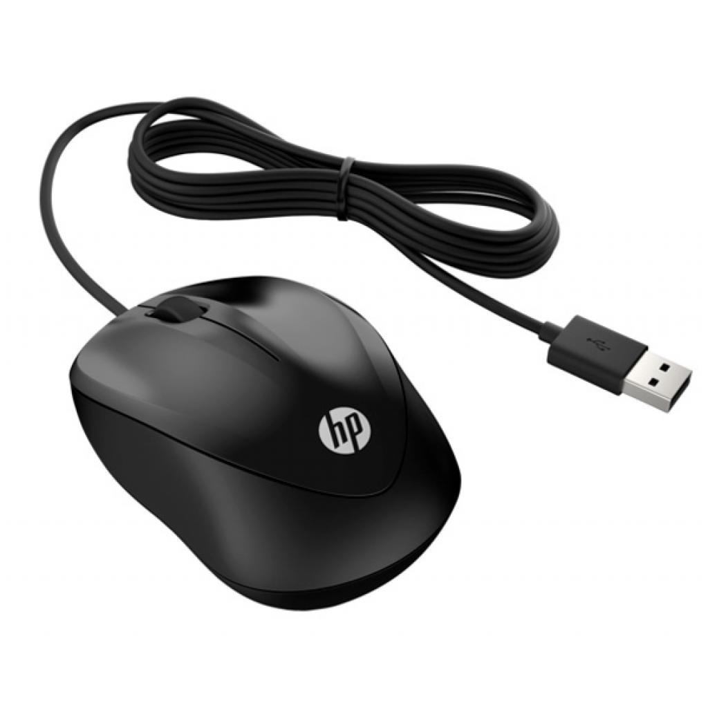 Компьютерная мыш HP 1000 Black (4QM14AA)