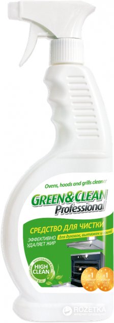 Засіб для чищення духових шаф Green&Clean Засіб для догляду за поверхнями з нержавіючої сталі 650 мл