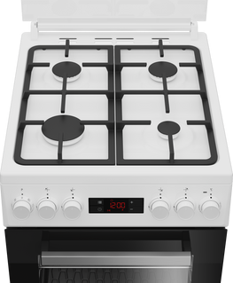 Плита комбинированая Beko FSE52332DWDS фото №2