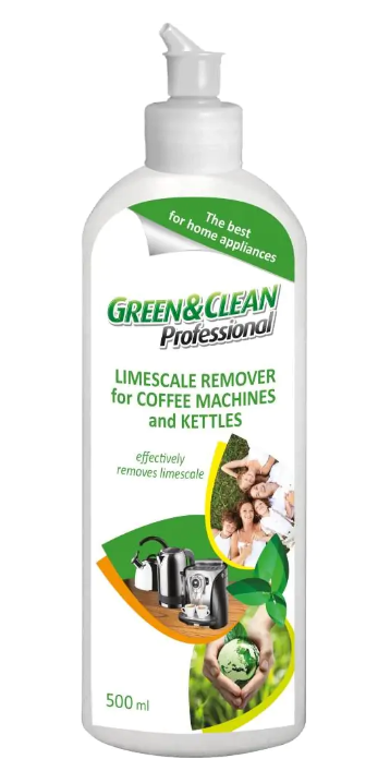 Засіб для видалення накипу Green&Clean Засіб для видалення накипу для кавоварок та чайників, 500 мл