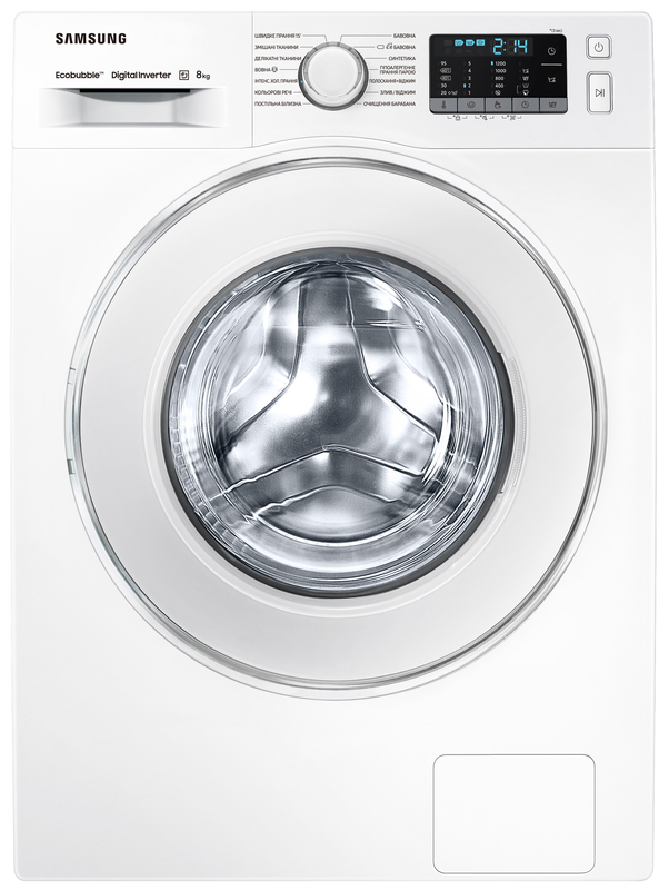Пральна машина  Samsung WW80J52E0JW/UA