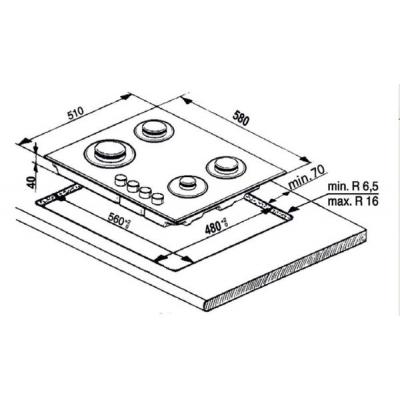 Варочная поверхность Indesit THP 642 IX I EE фото №2