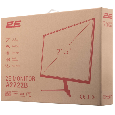 Монитор 2E 21.5" A2222B (2E-A2222B-01.UA) фото №10