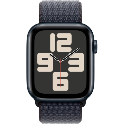 Смарт-годинник Apple Watch SE 2024 GPS 40mm Midnight Aluminium Case with Ink Sport Loop (MXEA3QH/A) фото №2