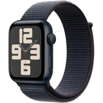 Смарт-годинник Apple Watch SE 2024 GPS 40mm Midnight Aluminium Case with Ink Sport Loop (MXEA3QH/A)