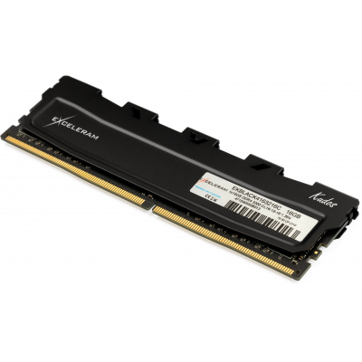 Модуль пам'яті для комп'ютера Exceleram DDR4 16GB 3200 MHz Black Kudos  (EKBLACK4163216C) фото №2