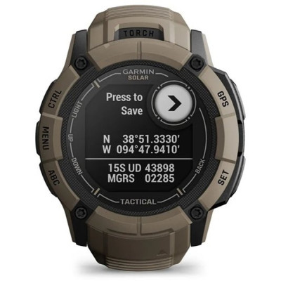 Смарт-часы Garmin Instinct 2X Solar Tactical Edition Coyote Tan (010-02805-02) фото №10