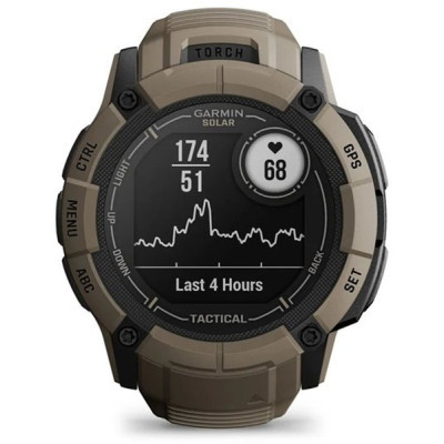 Смарт-часы Garmin Instinct 2X Solar Tactical Edition Coyote Tan (010-02805-02) фото №7