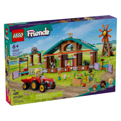 Конструктор Lego Friends Притулок для сільськогосподарських тварин 489 деталей (42617)