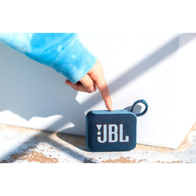 Портативна колонка JBL Go 4 Blue (GO4BLU) фото №9
