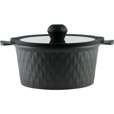 Кастрюля Pepper Black Ice Greblon C2 4,4л 24x12 см (110806)