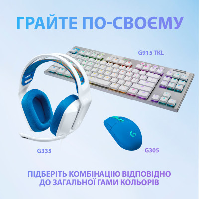 Наушники Logitech G335 Wired Gaming White (981-001018) фото №8