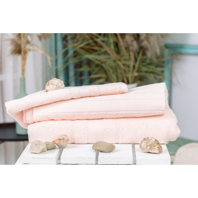 Рушник MirSon набор банный №5010 SoftNess Peach 50x90, 70x140, 100x150 (2200003182705)