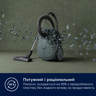 Пилосос безмішковий Electrolux EB61C1OG фото №12