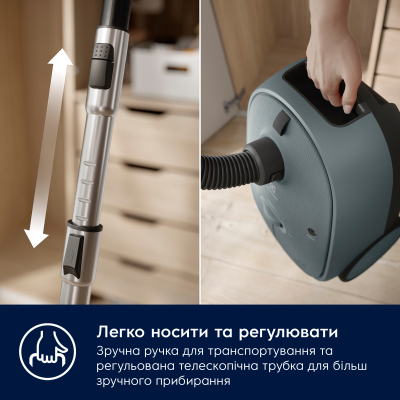 Пилосос безмішковий Electrolux EB61C1OG фото №8
