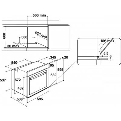 Духовой шкаф Whirlpool W9OM24S1PBSS фото №12
