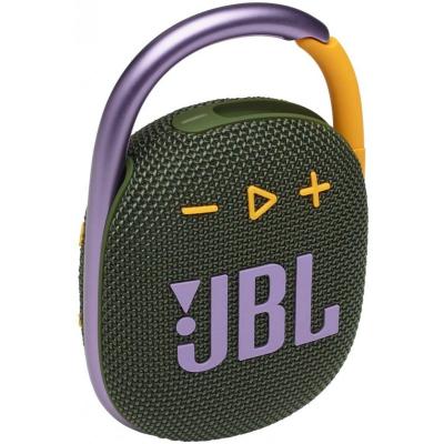 Портативна колонка JBL Clip 4 Green (CLIP4GRN)