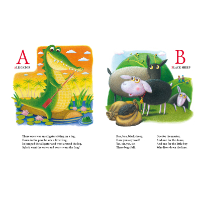 Книга А-ба-ба-га-ла-ма-га My ABC book. Английский алфавит  (9786175851753) фото №2