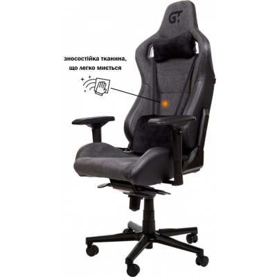 Геймерское кресло GT Racer X-8005 Dark Gray/Black фото №5