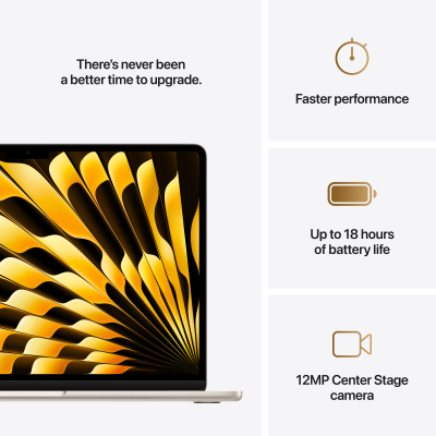 Ноутбук Apple MacBook Air 13 M4 A3240 Starlight (MC6A4UA/A) фото №8
