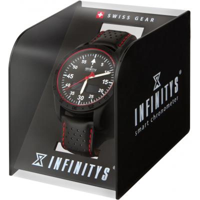 Smart годинник ATRIX INFINITYS X20 45mm Swiss Sport Chrono Black-leather (swwpaii2sscbl) фото №4
