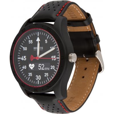 Smart годинник ATRIX INFINITYS X20 45mm Swiss Sport Chrono Black-leather (swwpaii2sscbl)