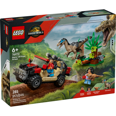 Конструктор Lego Jurassic World Втеча по бездоріжжю від раптора (76972)
